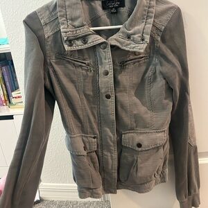 CoffeeShop Women's Gray Utility Jacket
